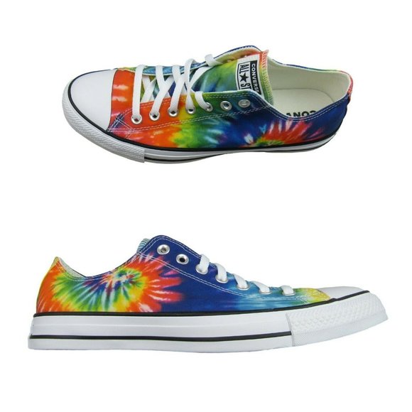 Converse CTAS OX Low Top Size 10 Mens Tie Dye